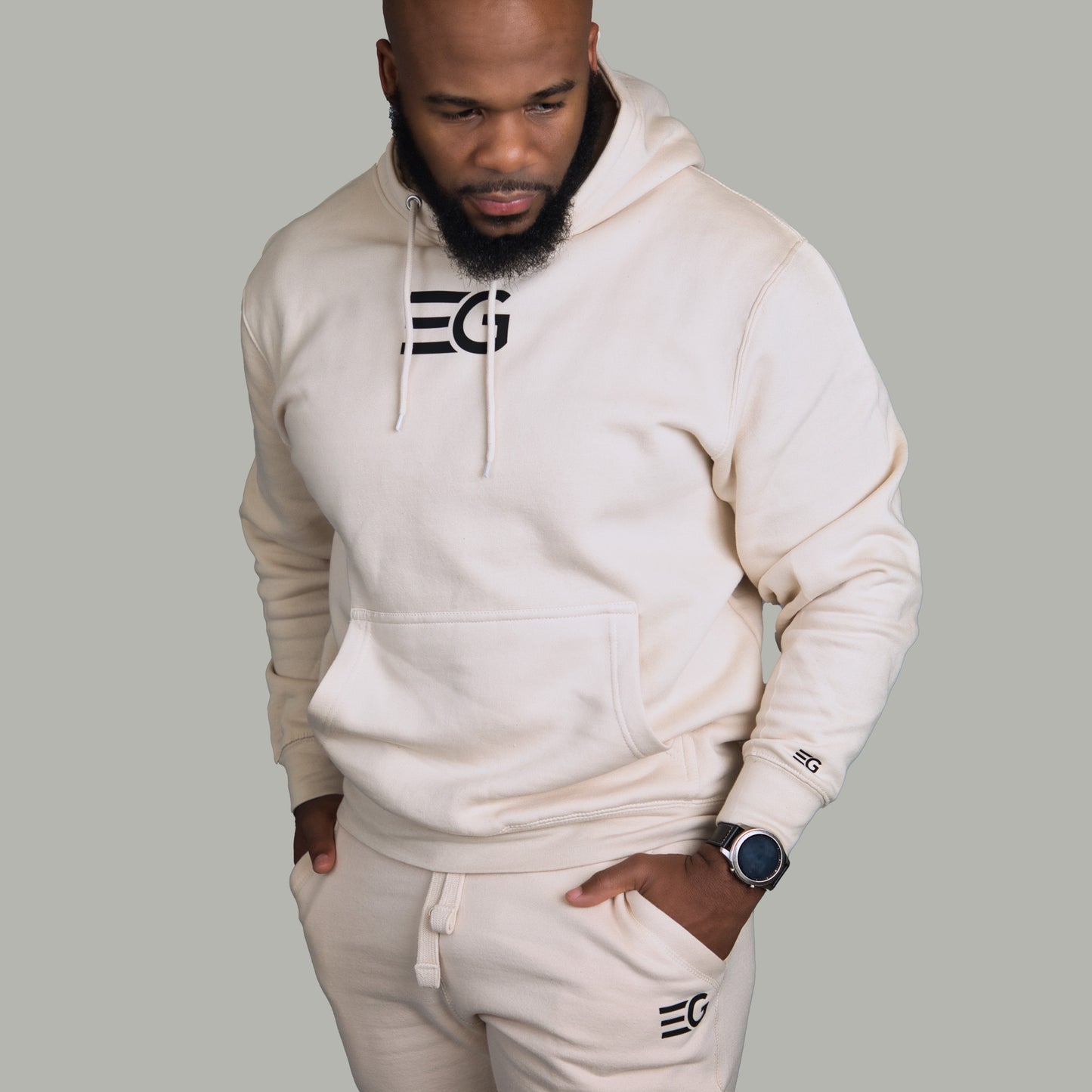 Sandstorm Beige Signature Premium Hoodie - El Guapo Apparel