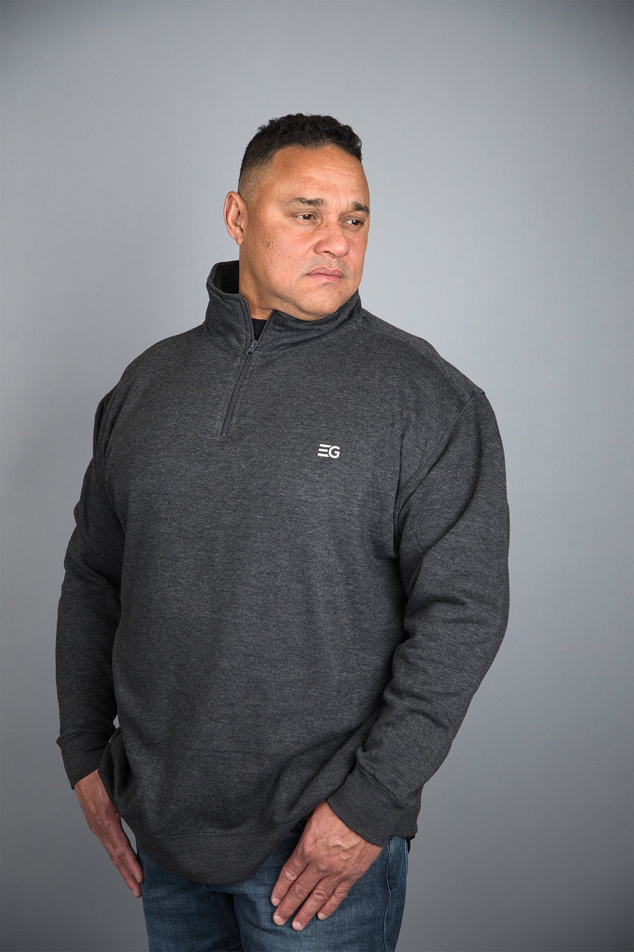 EG Quarter-Zip Signature Sweatshirt - El Guapo Apparel