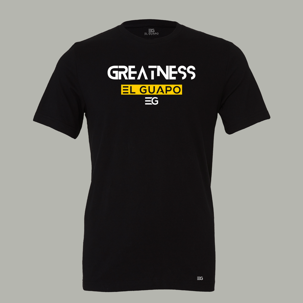 
                      
                        GREATNESS El Guapo Signature Tee - El Guapo Apparel
                      
                    