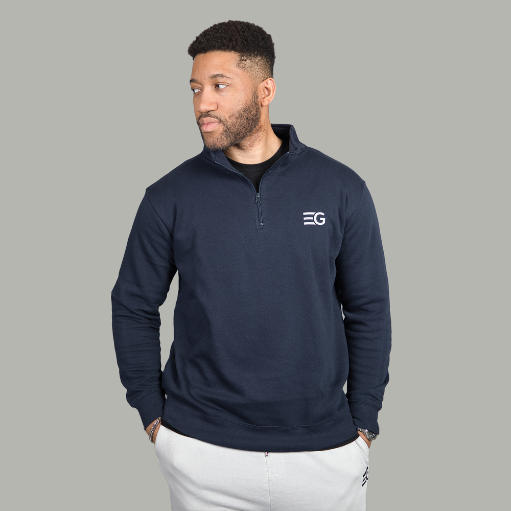 
                  
                    EG Quarter-Zip Signature Sweatshirt - El Guapo Apparel
                  
                