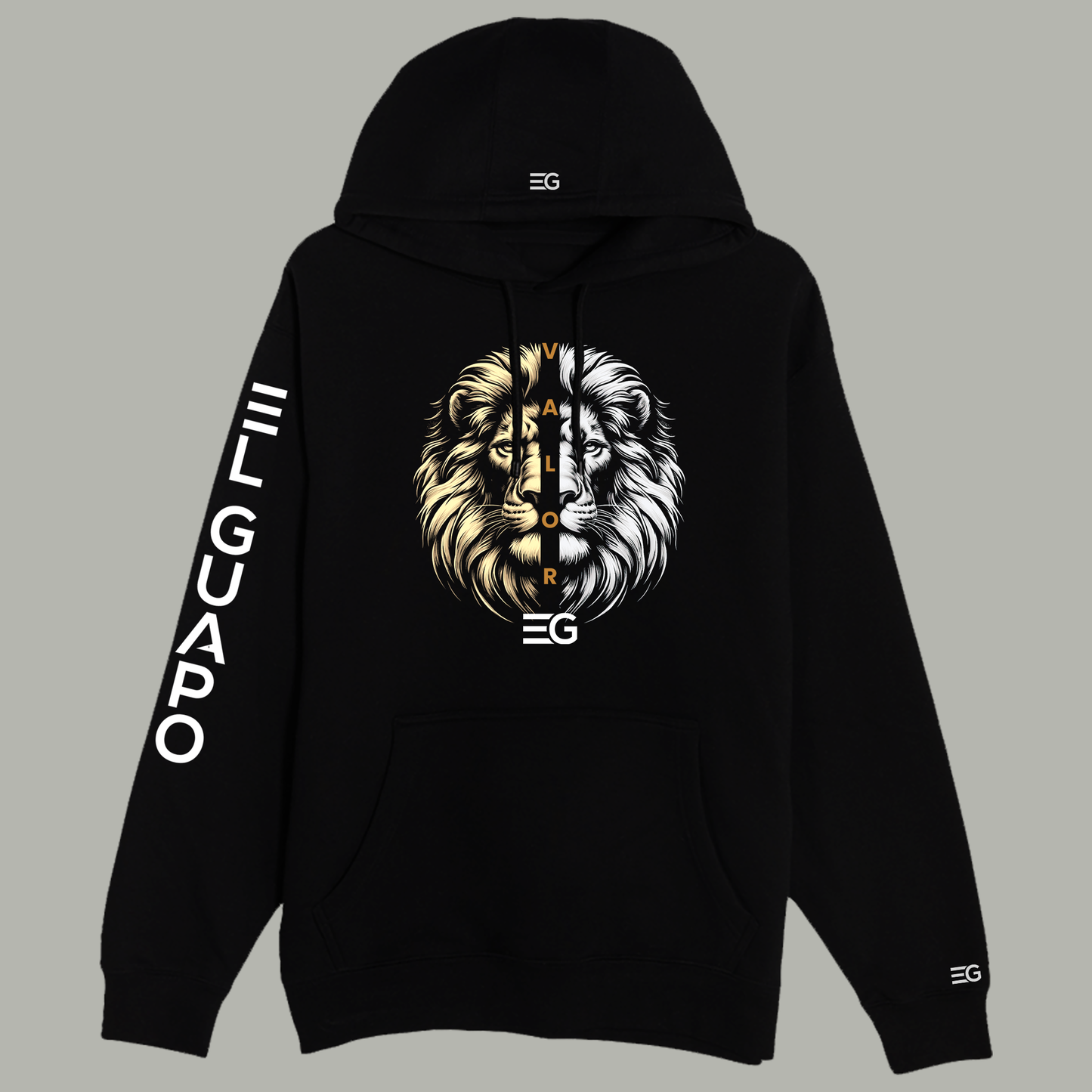 EG Valor Lion Premium Hoodie - El Guapo Apparel