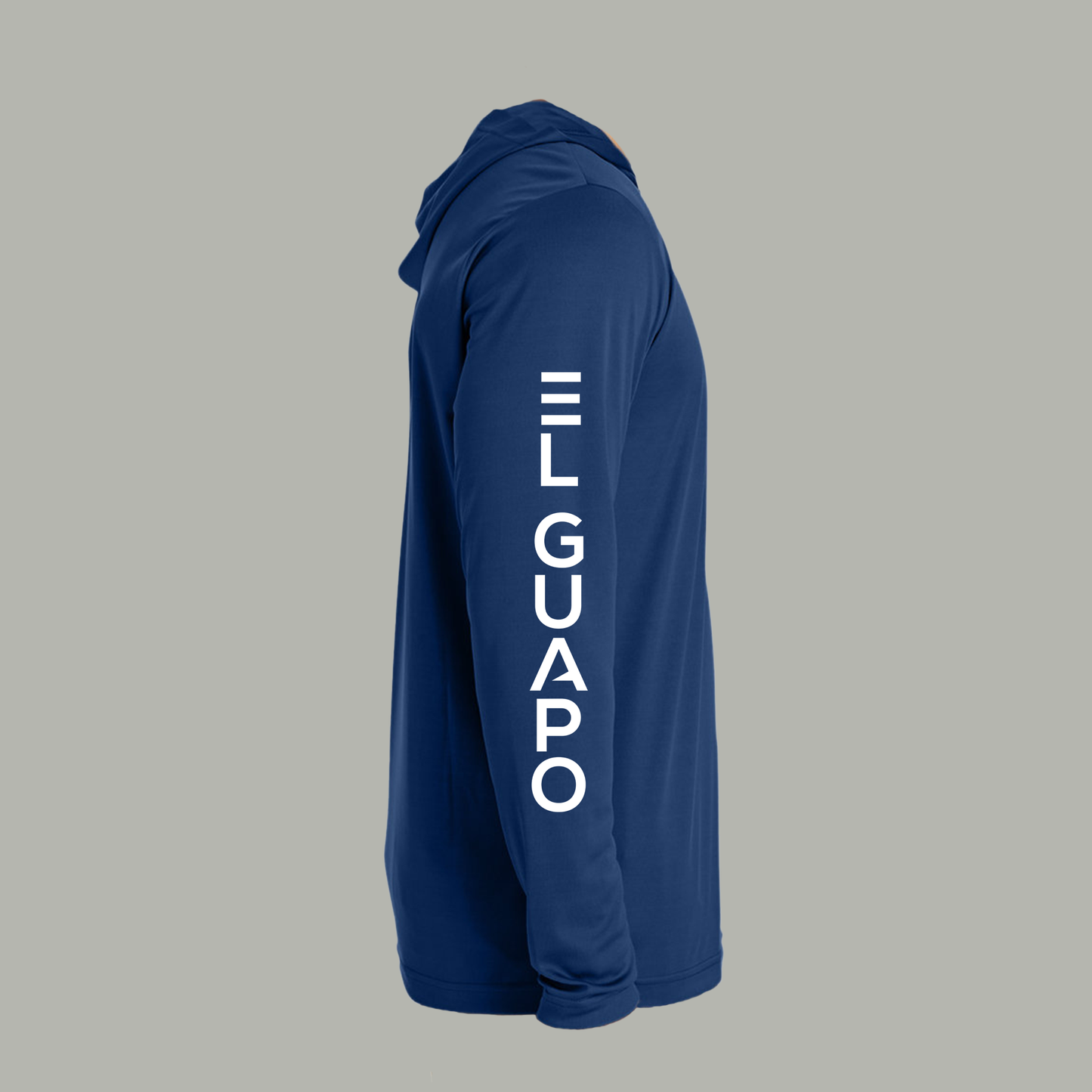 EG Splash UV Performance Hooded Long Sleeve Shirt in Buccaneer Blue - El Guapo Apparel