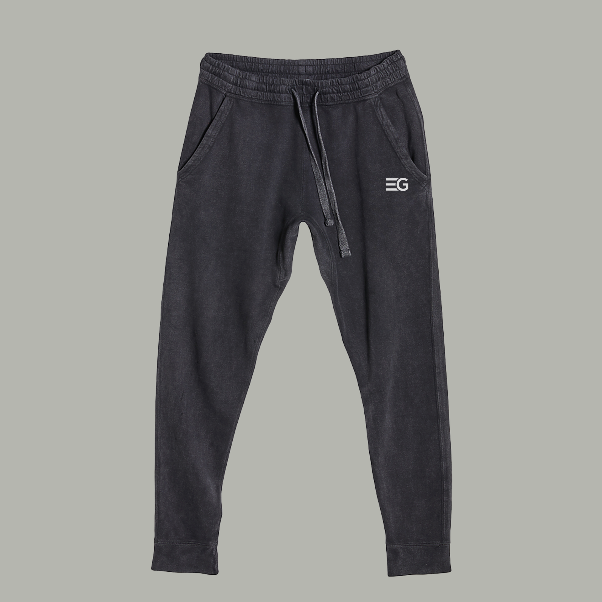 【D.PRIQUE】Washed Sweatpants - Midnight Washed Sweatpants - Black / DPRIQUE